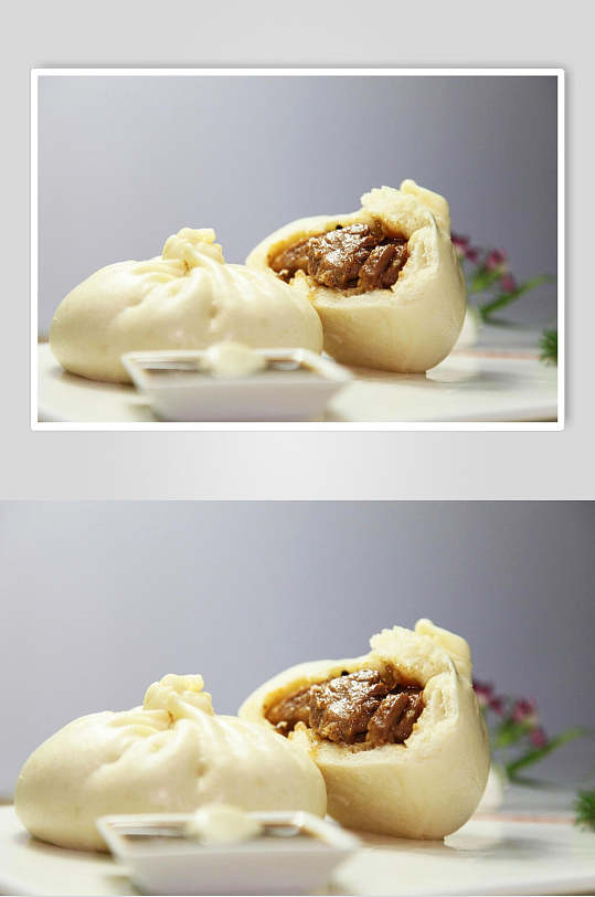 鲜肉包子小笼包图片