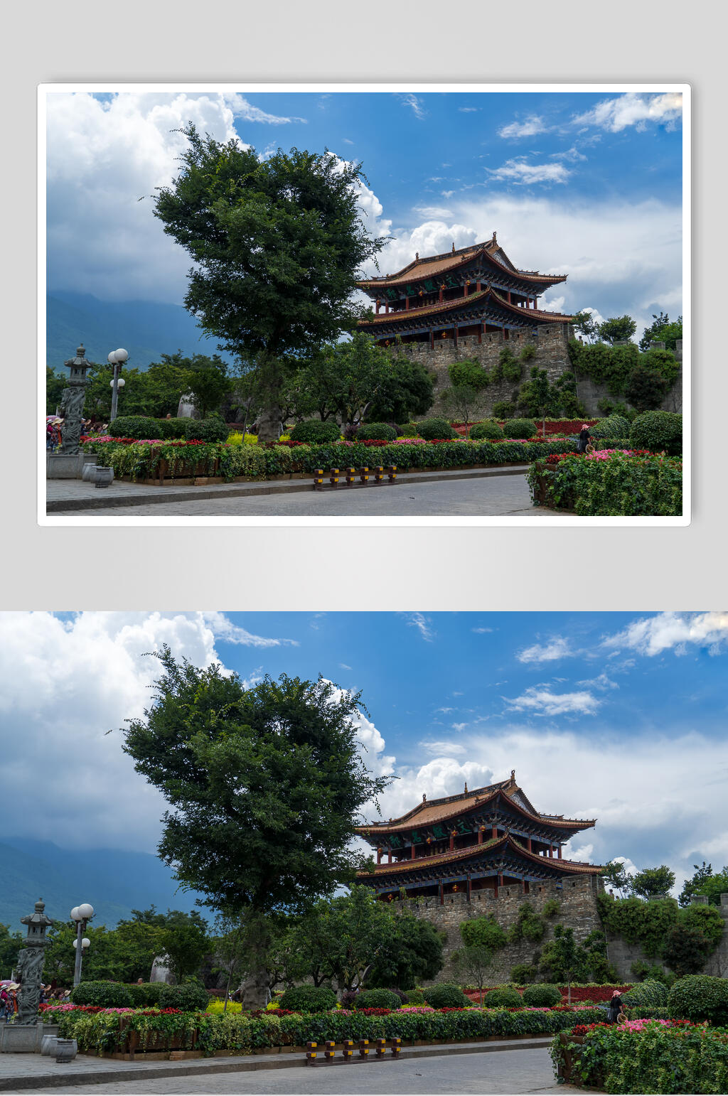 云南大理古城风景高清图片素材