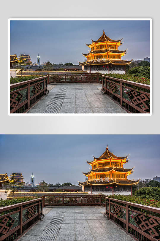 南宁八角楼高清图片