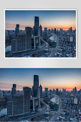 著名天津城市风光摄影元素图片