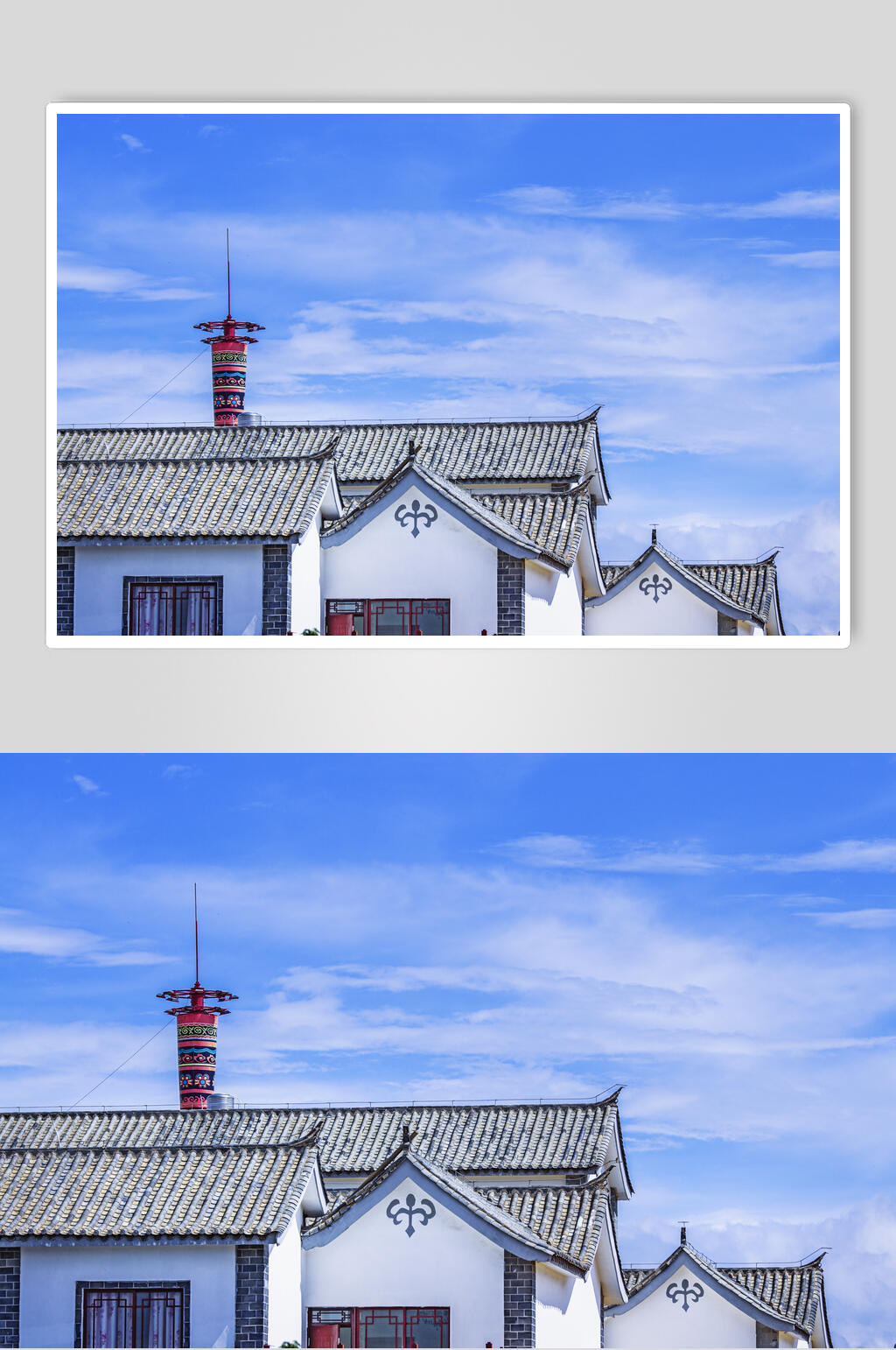 大理喜洲白族建筑民居高清图片素材