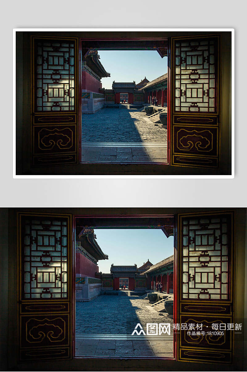 北京风光建筑门庭高清图片素材