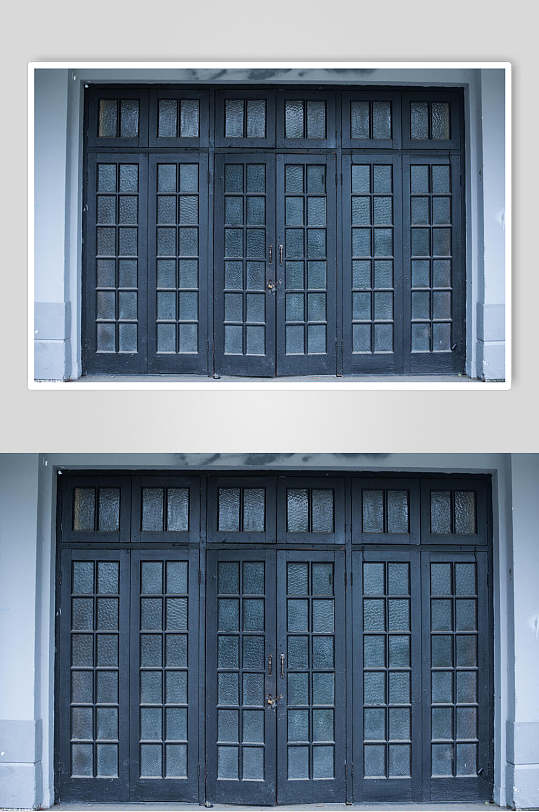 民国建筑老上海的窗户高清图片