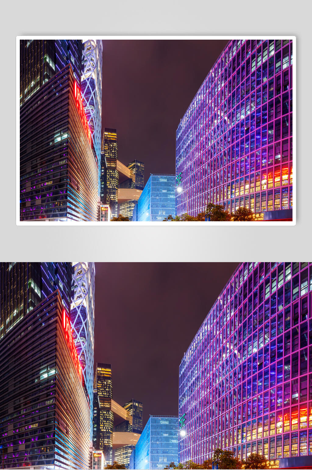 建筑夜景特写高清图片素材