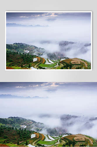 云山云海摄影背景元素图片