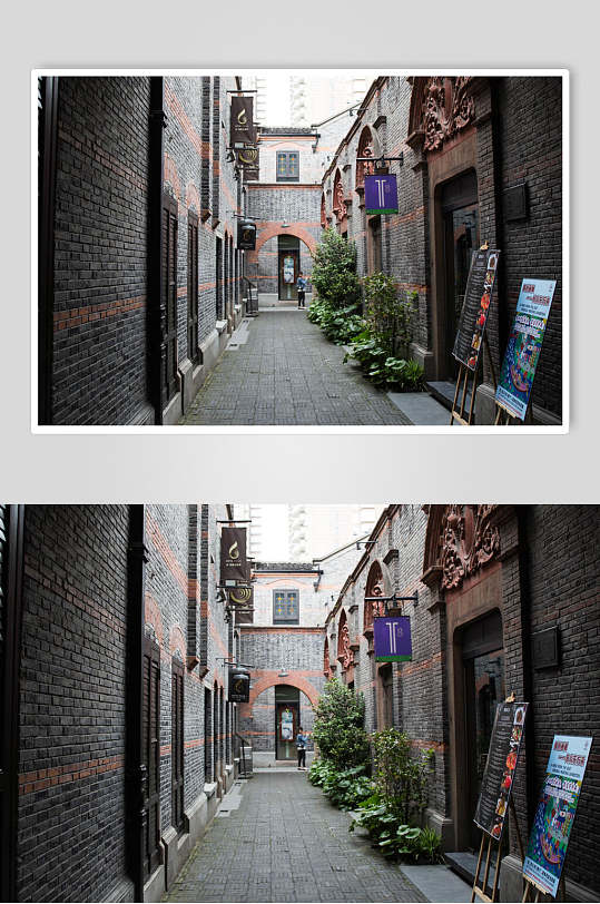 上海石库门街道高清图片