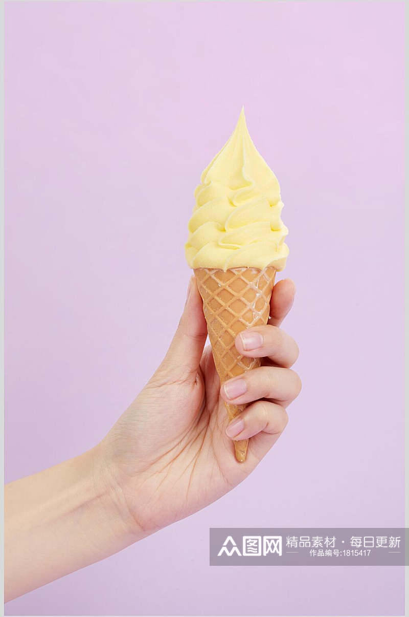 美味芒果冰淇淋图片素材