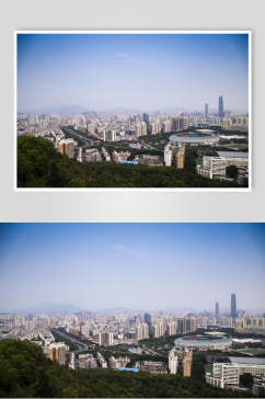 深圳山上风景摄影图片