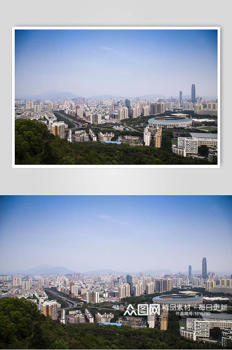 深圳山上风景摄影图片素材