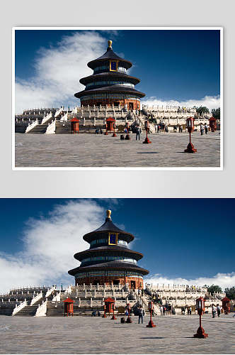 雄伟北京风光建筑摄影素材背景图片