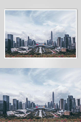 深圳中轴线远景图片