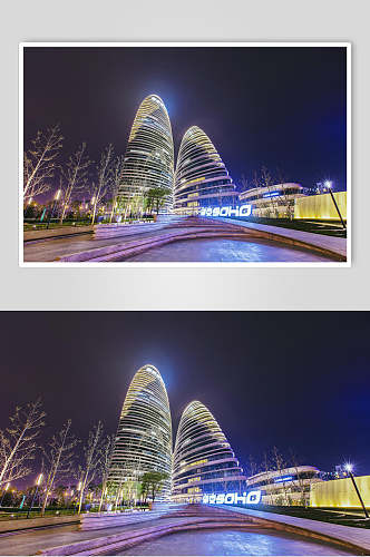 北京风光建筑夜景唯美高清图片