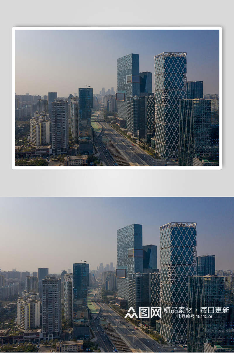 深圳南山区腾讯科技大楼高清图片素材