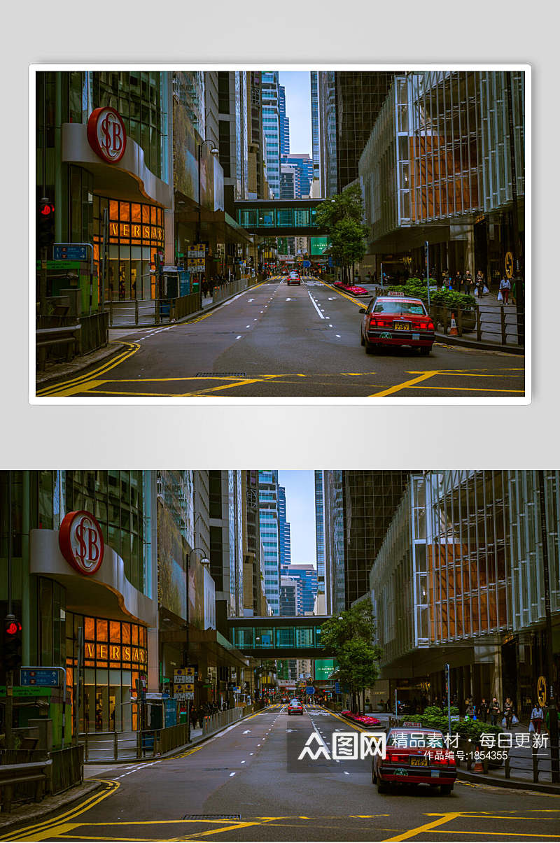 香港风景城市道路高清图片素材