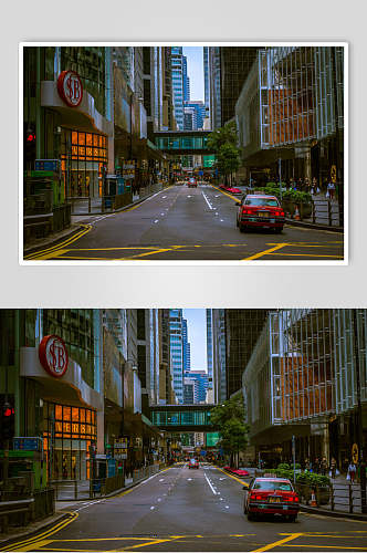 香港风景城市道路高清图片