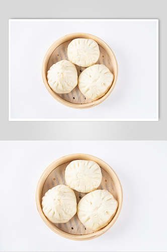 中国美食包子小笼包摄影元素图片