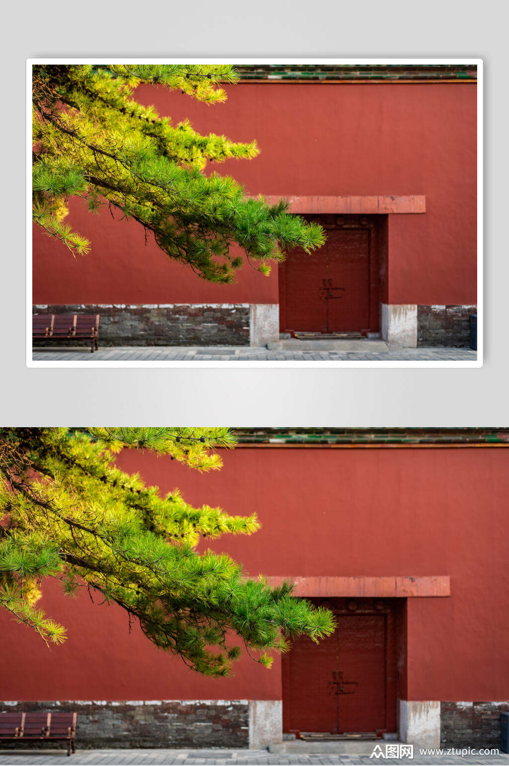 经典古建筑景观摄影背景图片