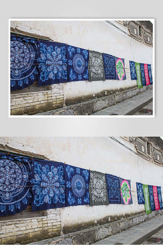 大理扎染高清图片