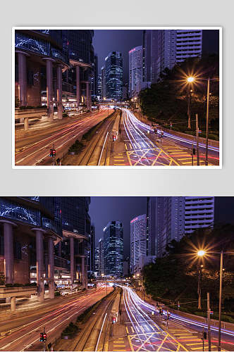 香港风景夜景高清图片