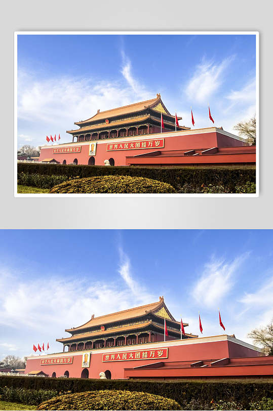 北京天安门壮丽风景风光建筑高清图片-众图网