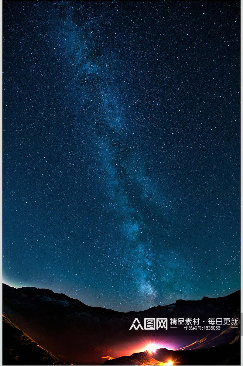 梦幻星空繁星背景图片素材