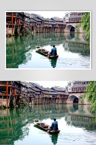 凤凰古城文化摄影图片