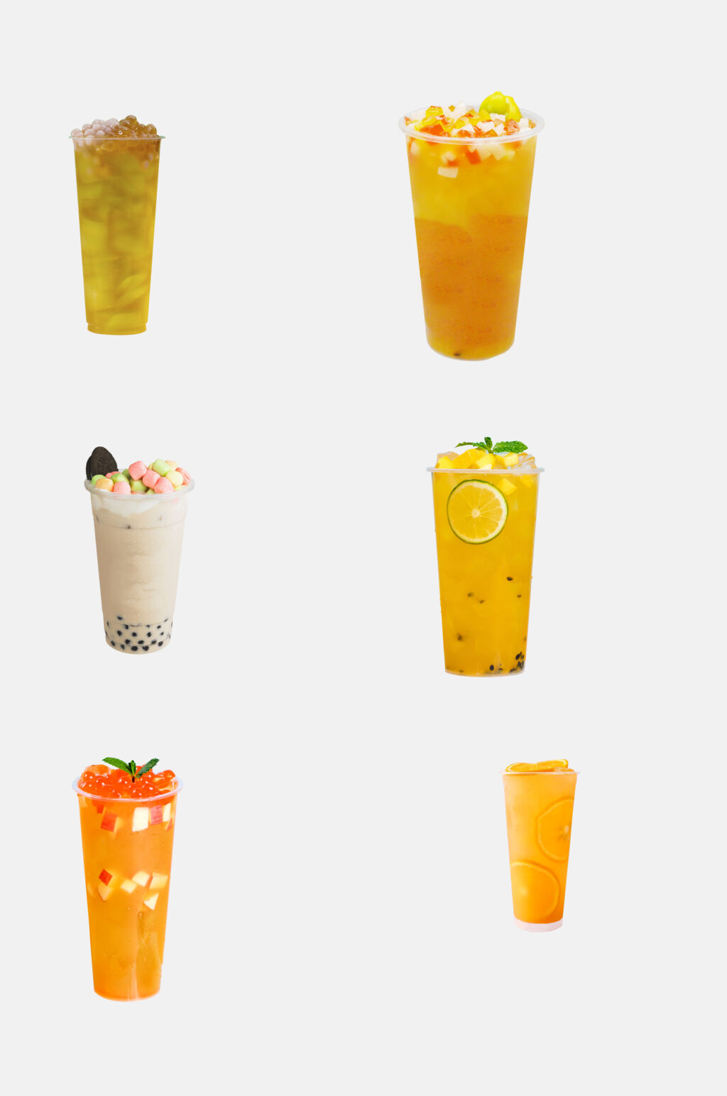 鲜橙果茶元素素材素材