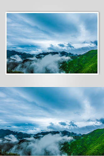 仙境云山云海摄影背景元素图片