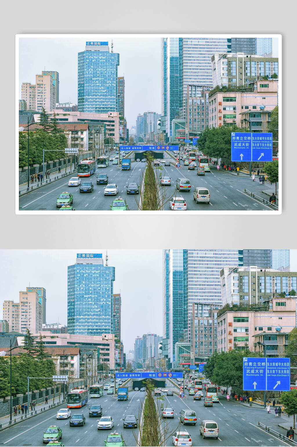 成都春熙路高清图片素材