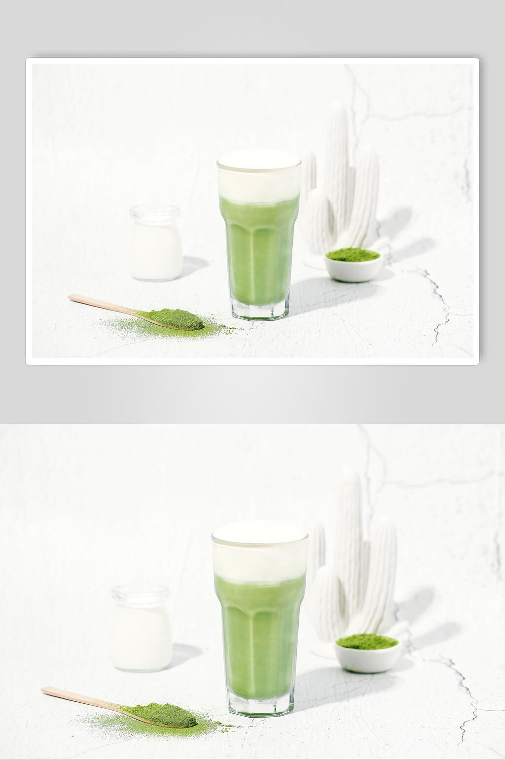 青丸抹茶奶茶饮品高清图片素材