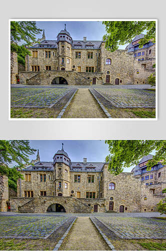 美丽欧洲城堡古堡图片