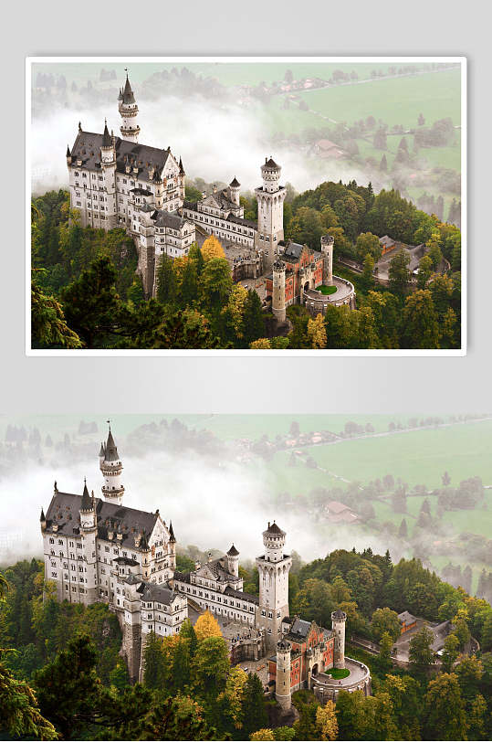 神秘欧洲城堡古堡图片