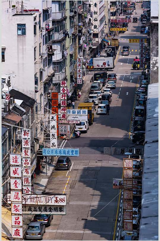 香港风景街景道路高清图片