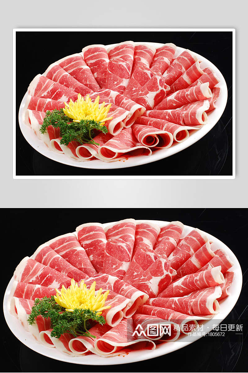 皇牛极眼肉美食高清图片素材