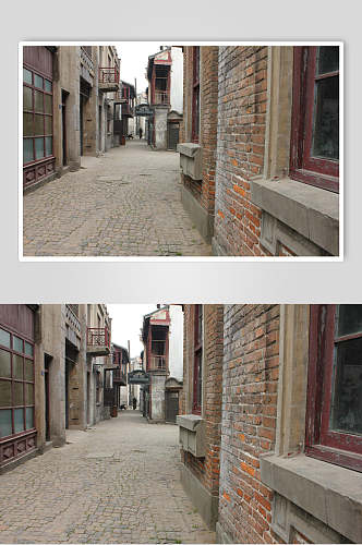 老上海的弄堂高清图片