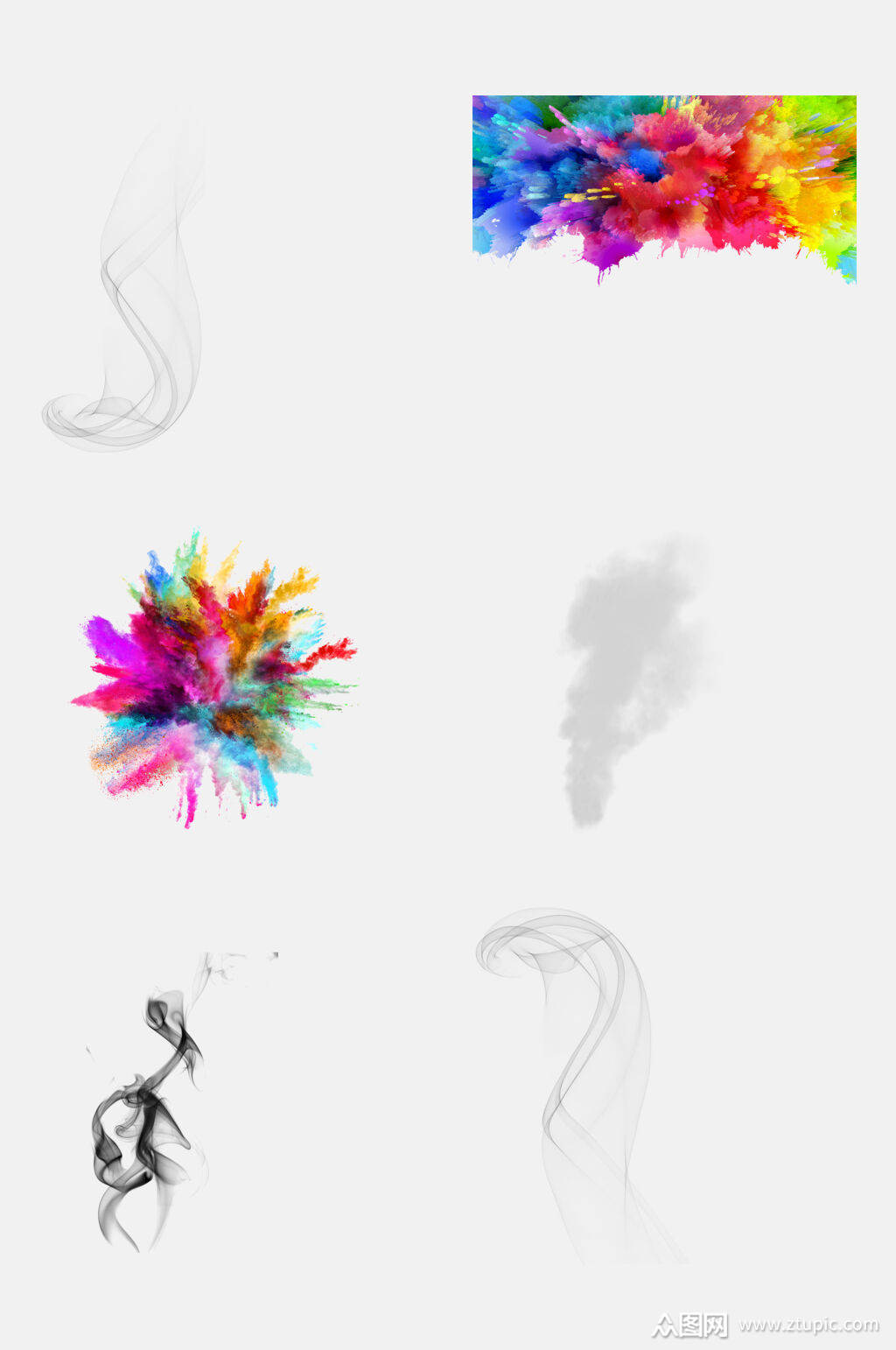 简单烟雾免抠元素素材