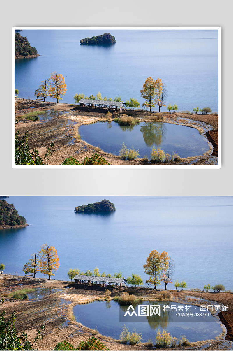 泸沽湖摄影主题图片素材