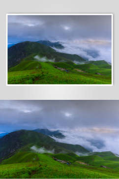 仙境云山云海摄影背景图片