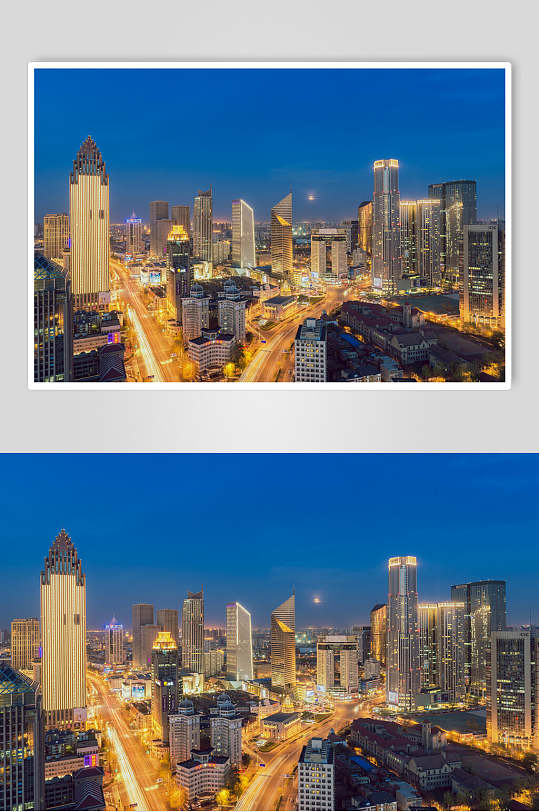 天津城市风光代表作摄影元素素材图片背景