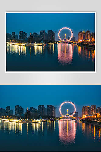 著名景点天津城市风光图片