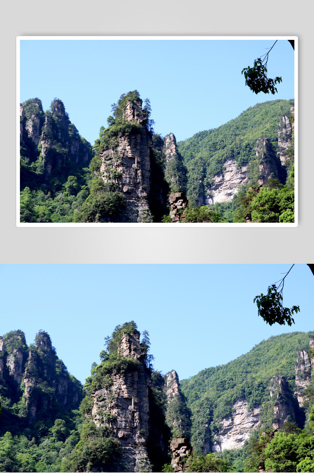 张家界经典元素图片素材