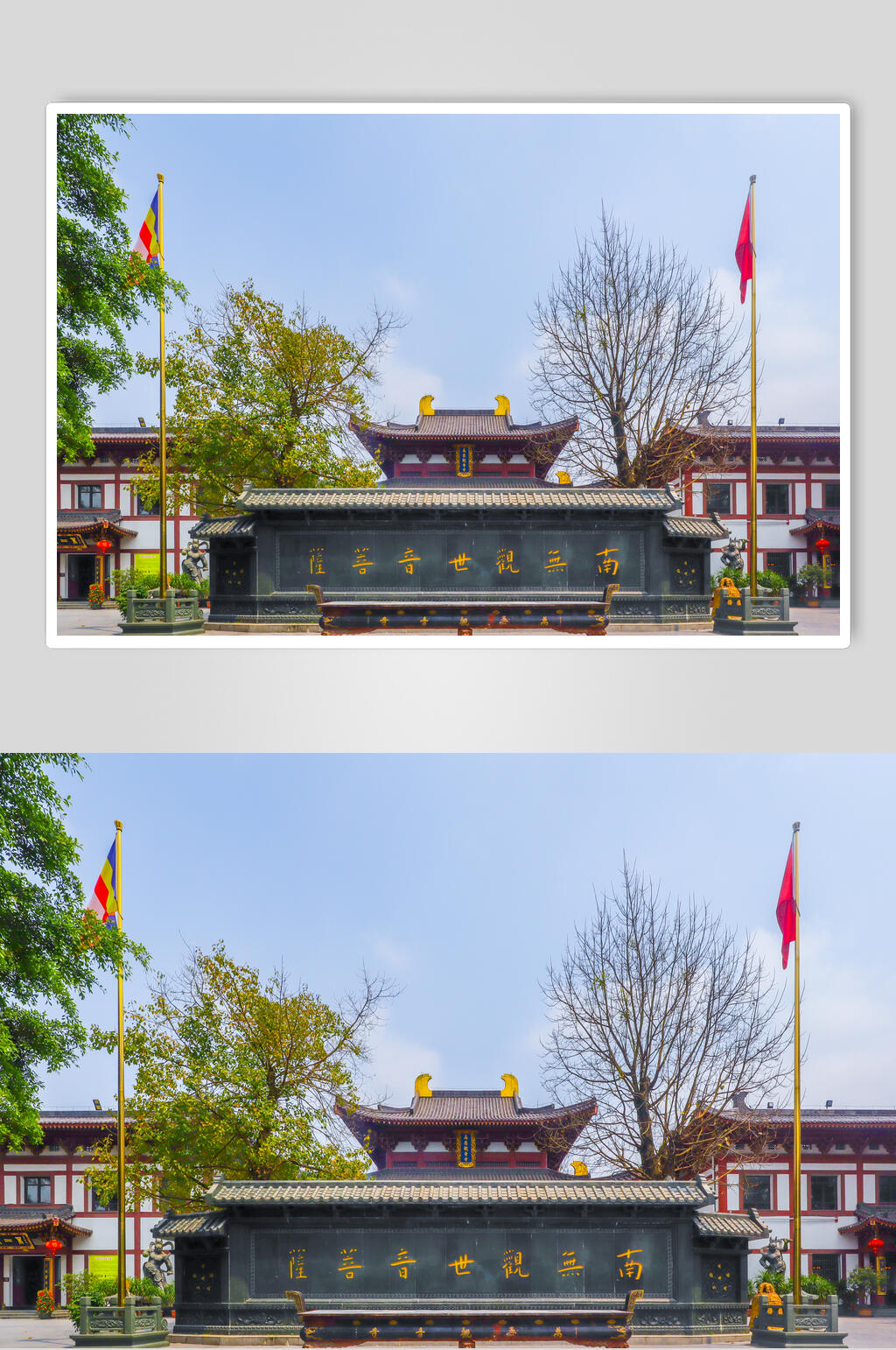 南宁观音禅寺高清图片素材