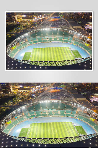 深圳体育中心球场夜景高清图片