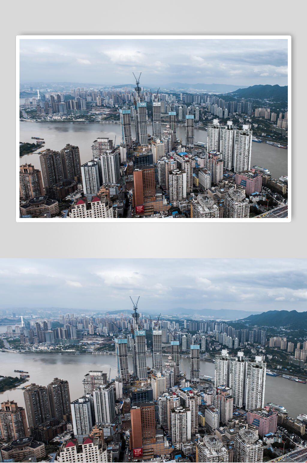重庆城市全景图片素材