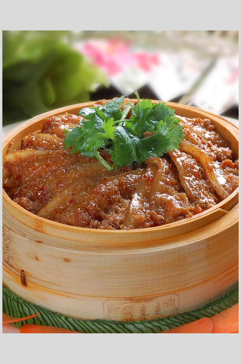 蒸菜橙香蒸肉高清图片素材