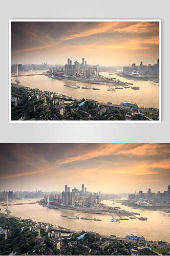重庆城市江景图片