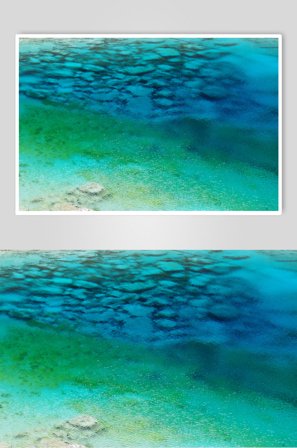 四川九寨沟湖水高清图片素材