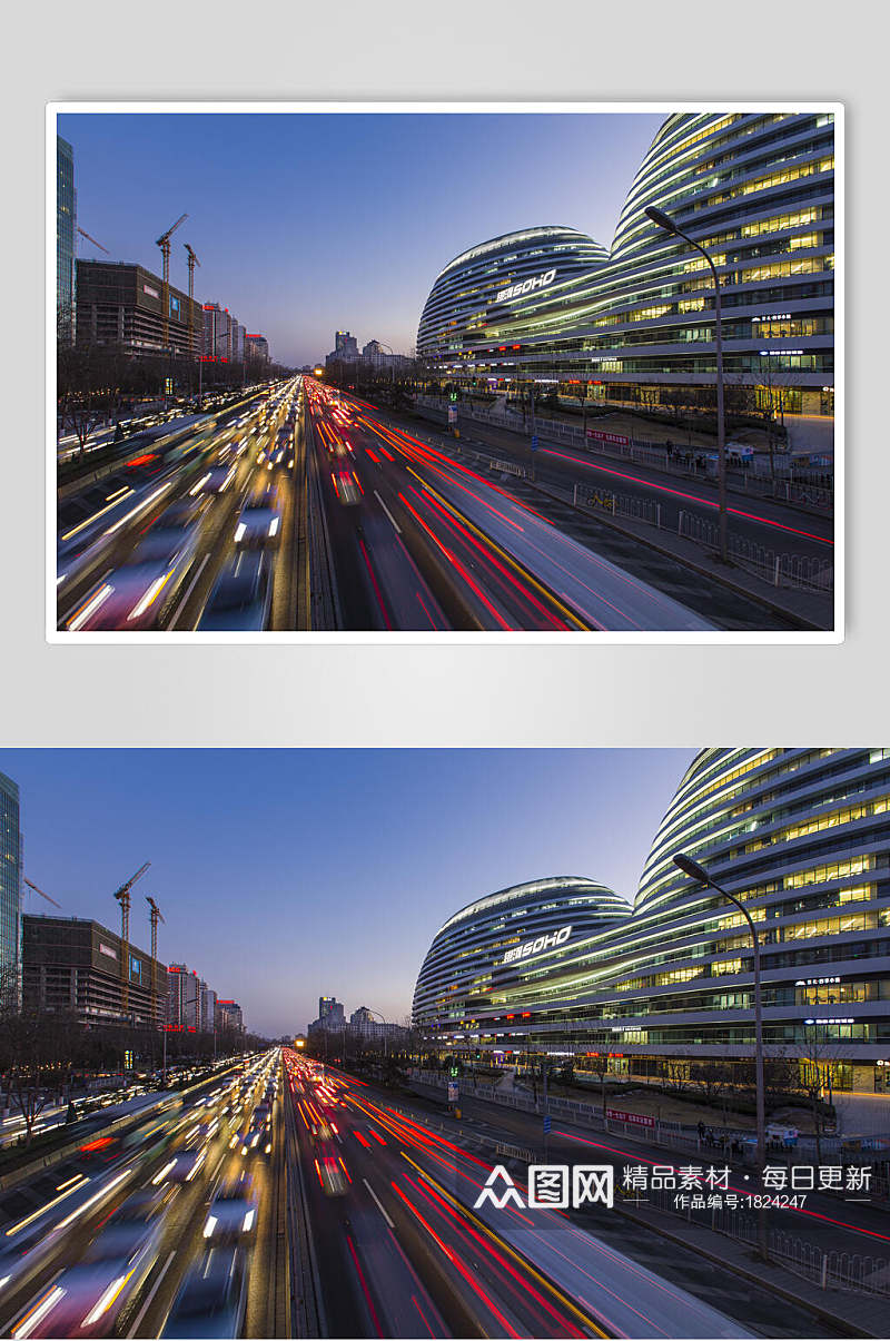 现代北京风光建筑摄影素材背景元素图片素材