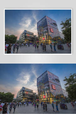 北京风光建筑商场高清图片