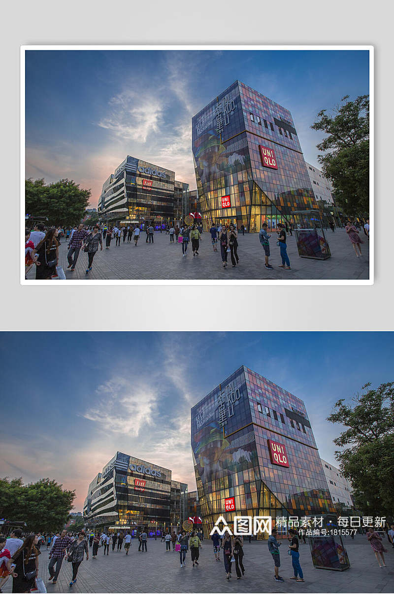北京风光建筑商场高清图片素材